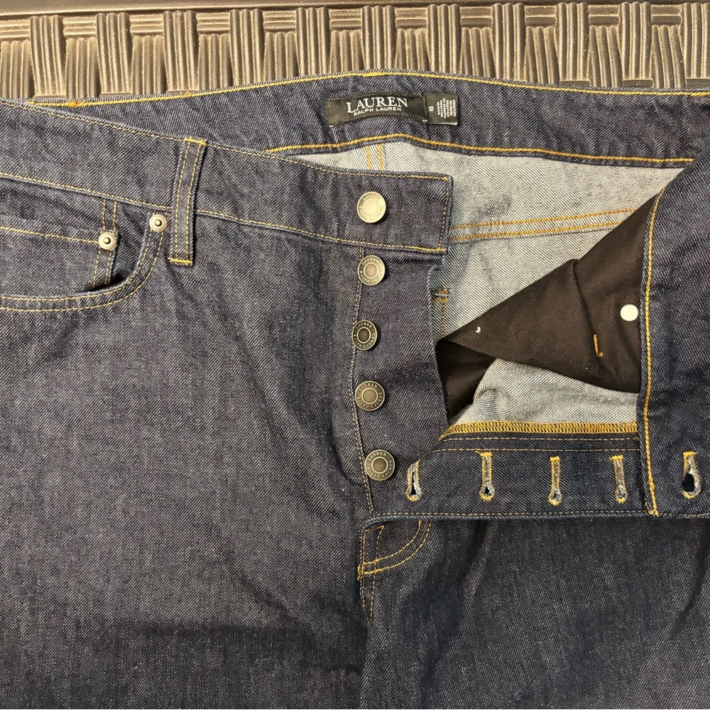 Womens Ralph Lauren Blue Denim Jeans